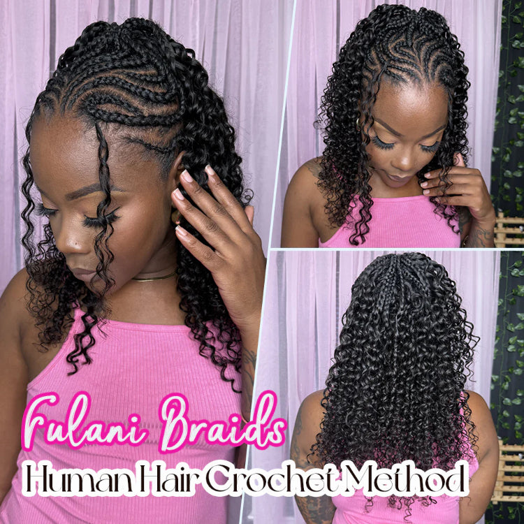 Elle Vane Lightweight Water Wave Crochet Human Hair Extension