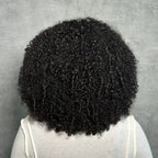 Glueless Curls HD Lace Closure With 4C Kinky Edges Pre-cut Wig