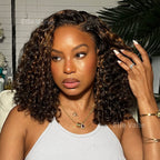 Elle Vane Honey Highlight 13x4 Lace Curly Wig