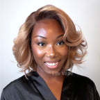 Elle  Vane Gradient Rose Gold 13x4 Lace Wig