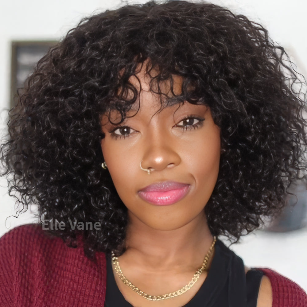 Elle Vane Put On & Go Short Curly Bob Wig