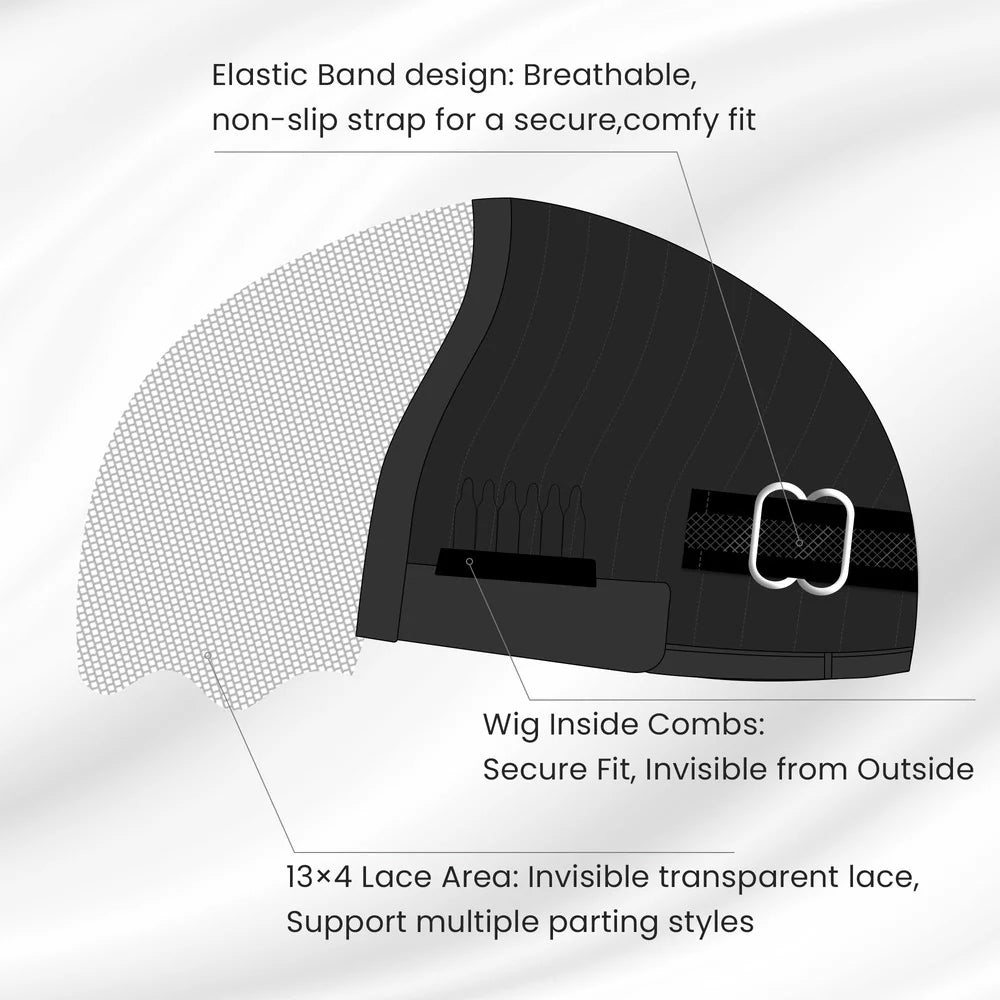 Short Layered Cut Hair With Fringe Bang Lace Wig