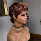 90s Shaggy Wolf Cut Bangs Wig 100% Human Hair