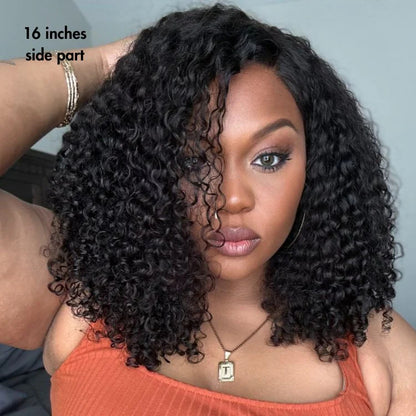Kinky Curly Glueless 5x5 Closure Lace Wig Ready to Go