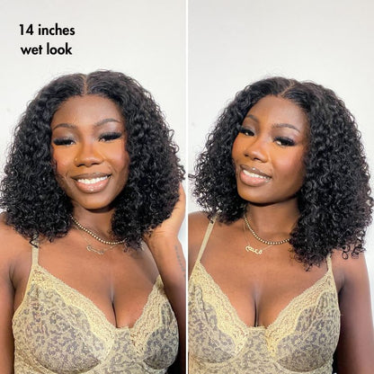 Kinky Curly Glueless 5x5 Closure Lace Wig Ready to Go