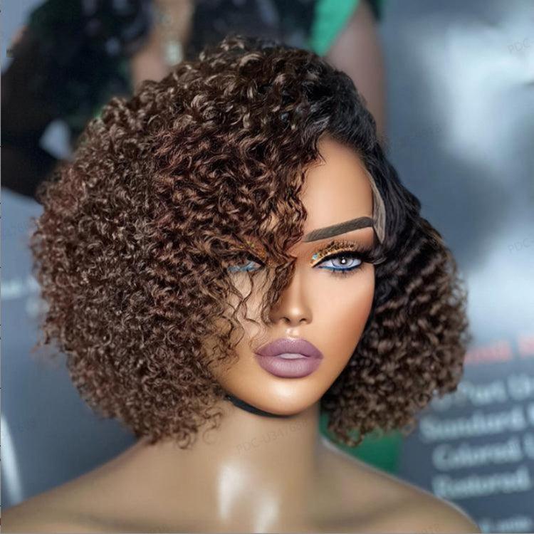 Elle Vane Short Cut Water Wave Glueless Bob 5×5 HD Lace Wig