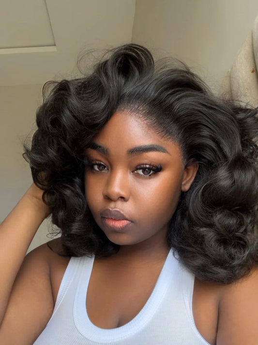 Elle Vane Fluffy Big Wavy Curls 13x4 Lace Wig