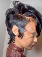 Elle  Vane Side Part Layered Pixie Cut Full Lace Wig