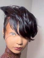 Elle  Vane Side Part Layered Pixie Cut Full Lace Wig