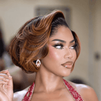 Bob Wig With 13x4 Lace Frontal Natural Black to Chestnut Ombre Human Hair