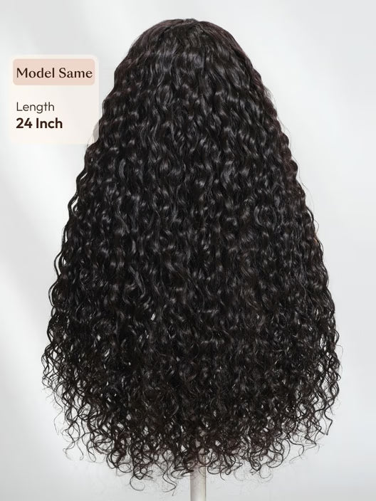 Elle Vane Put On And Go Glueless Water Wave Baby Hair Wig