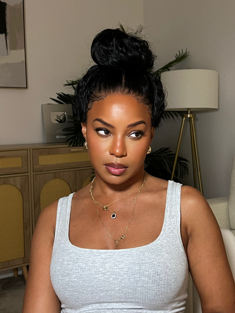 Elle Vane Put On And Go Glueless Water Wave Baby Hair Wig