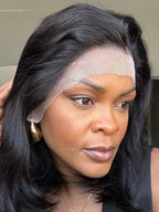 Elle Vane Short Brazilian Human Hair Bob 13x4 Lace Frontal Wig