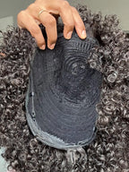 Elle Vane Put on & Go Glueless Short Pixie Curly Wig With Bangs