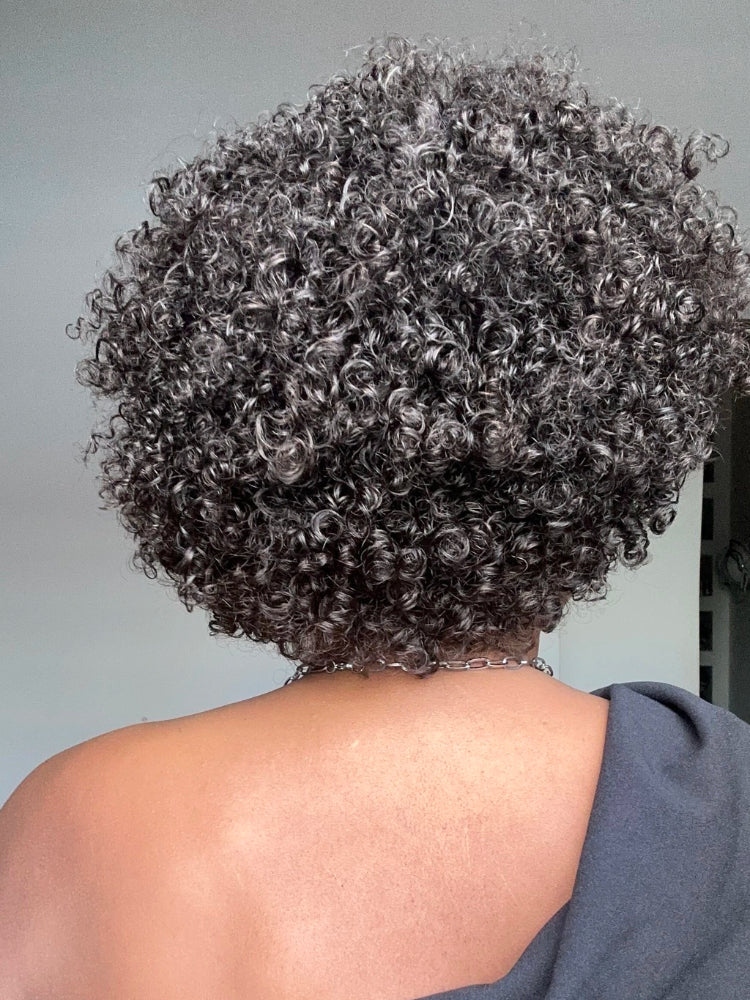 Elle Vane Put on & Go Glueless Short Pixie Curly Wig With Bangs