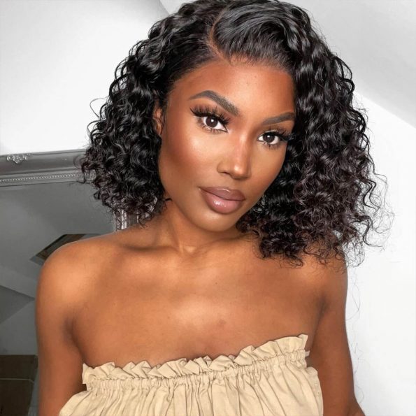Elle Vane 13x4 Lace Frontal Water Curly Wigs