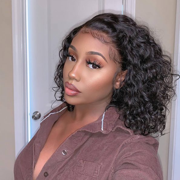 Elle Vane 13x4 Lace Frontal Water Curly Wigs