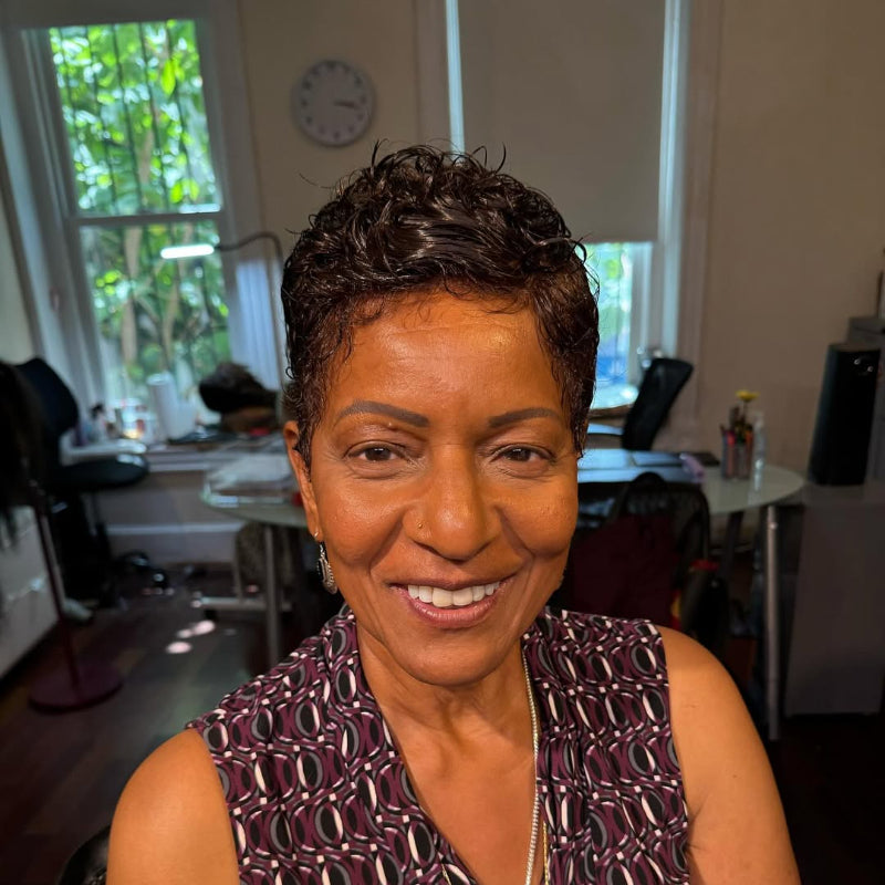 Wet Wave Curls Full Lace Short Pixie Cut Wig Human Hair Wig