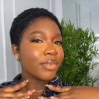 Full Lace Natural Black Afro Low Cut Wig