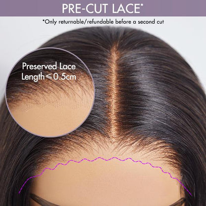 Kinky Curly Glueless 5x5 Closure Lace Wig Ready to Go