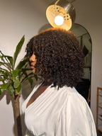 Glueless Luxurious Curls HD Lace Closure With 4C Kinky Edges Pre-cut Wig