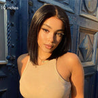 Elle Vane Beginner Friendly Glueless Silky Blunt 5x5 Lace Bob Wig