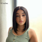 Elle Vane Beginner Friendly Glueless Silky Blunt 5x5 Lace Bob Wig