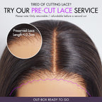 Elle Vane Put On and Go Salt and Pepper Layered Glueless Pre-Cut 7x5 Lace Grey Wig