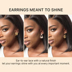 Elle Vane Glueless Short Bob Wig Straight Side Part 5×5 Closure Lace Wig 180% Density