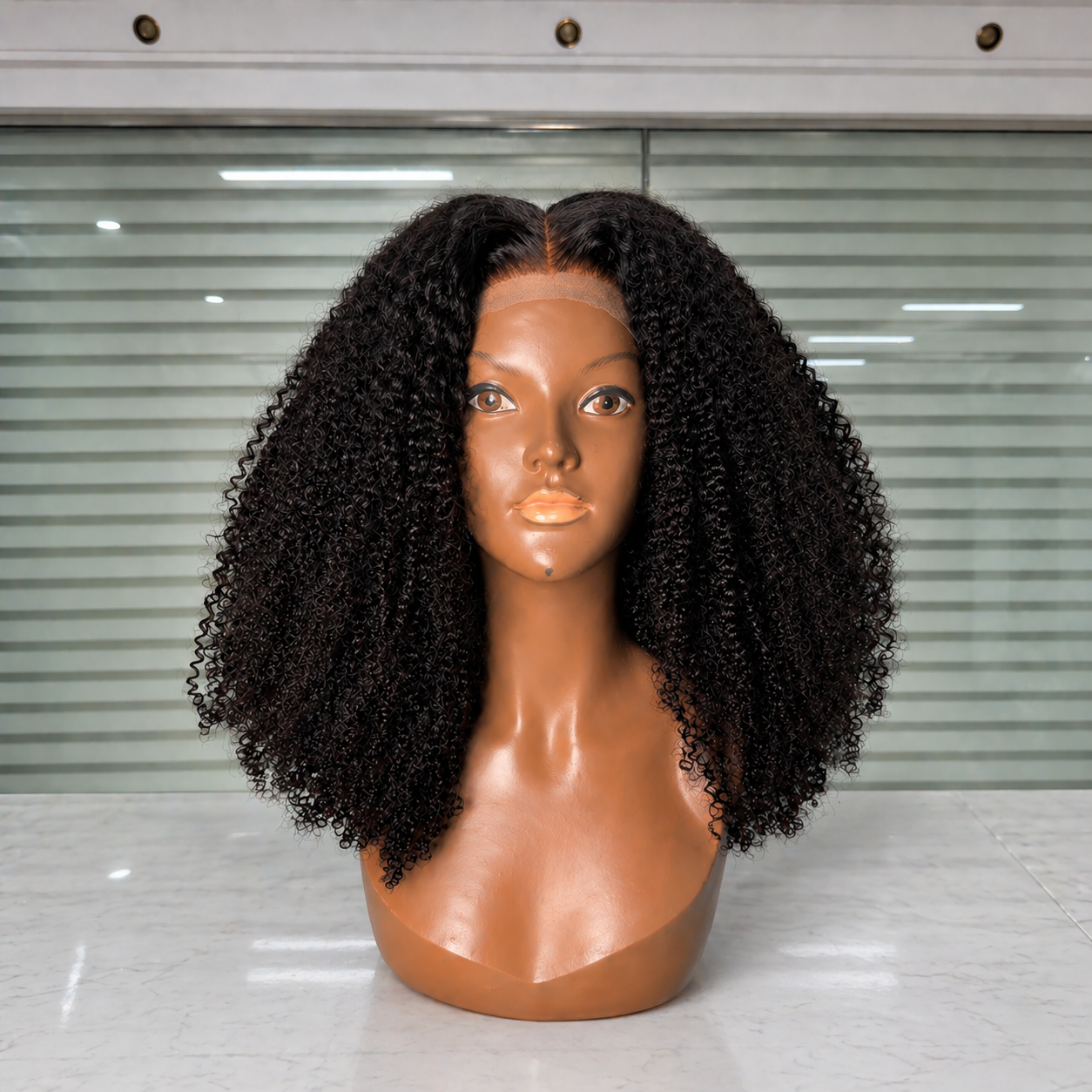 Put on & Go Glueless Curly Pre Cut 5x5 Lace Closure Wig