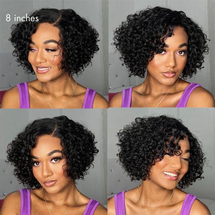 Elle Vane Short Cut Water Wave Glueless Bob 5×5 HD Lace Wig