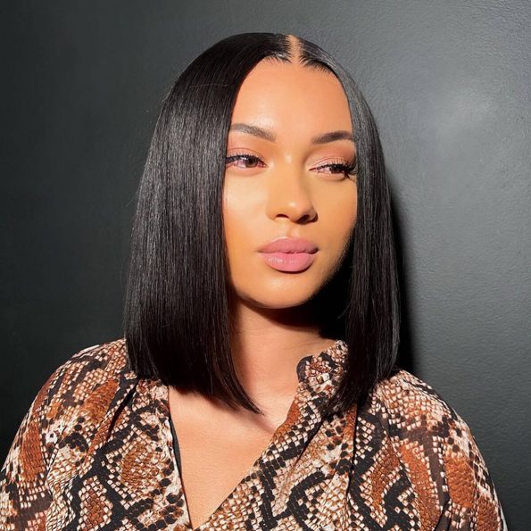 Elle Vane Beginner Friendly Glueless Silky Blunt 5x5 Lace Bob Wig