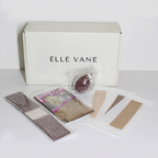 Elle Vane Hair Glueless Ginger Brown Root Curly Wig with Bangs