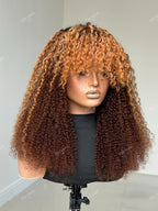 Elle Vane Brown and Blonde Bangs Wig