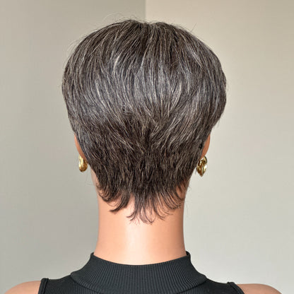Elle Vane Pixie Cut Glueless Wig with Bangs