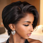 Elle Vane Brown Highlight Boss Lady 13x4 Lace Bob Wig