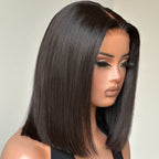 Elle Vane Beginner Friendly Glueless Silky Blunt 5x5 Lace Bob Wig