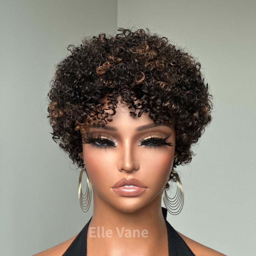 Elle Vane Afro Pixie Curly Wig
