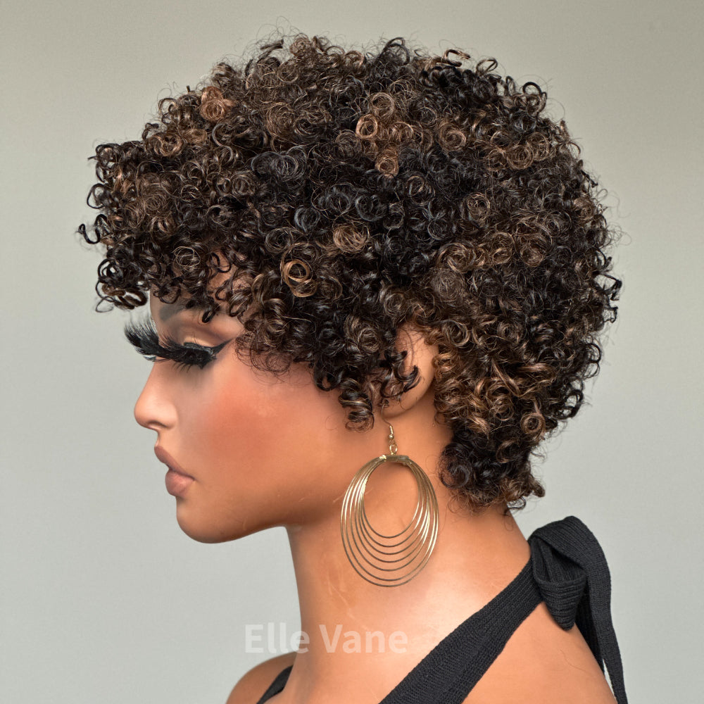 Elle Vane Afro Pixie Curly Wig