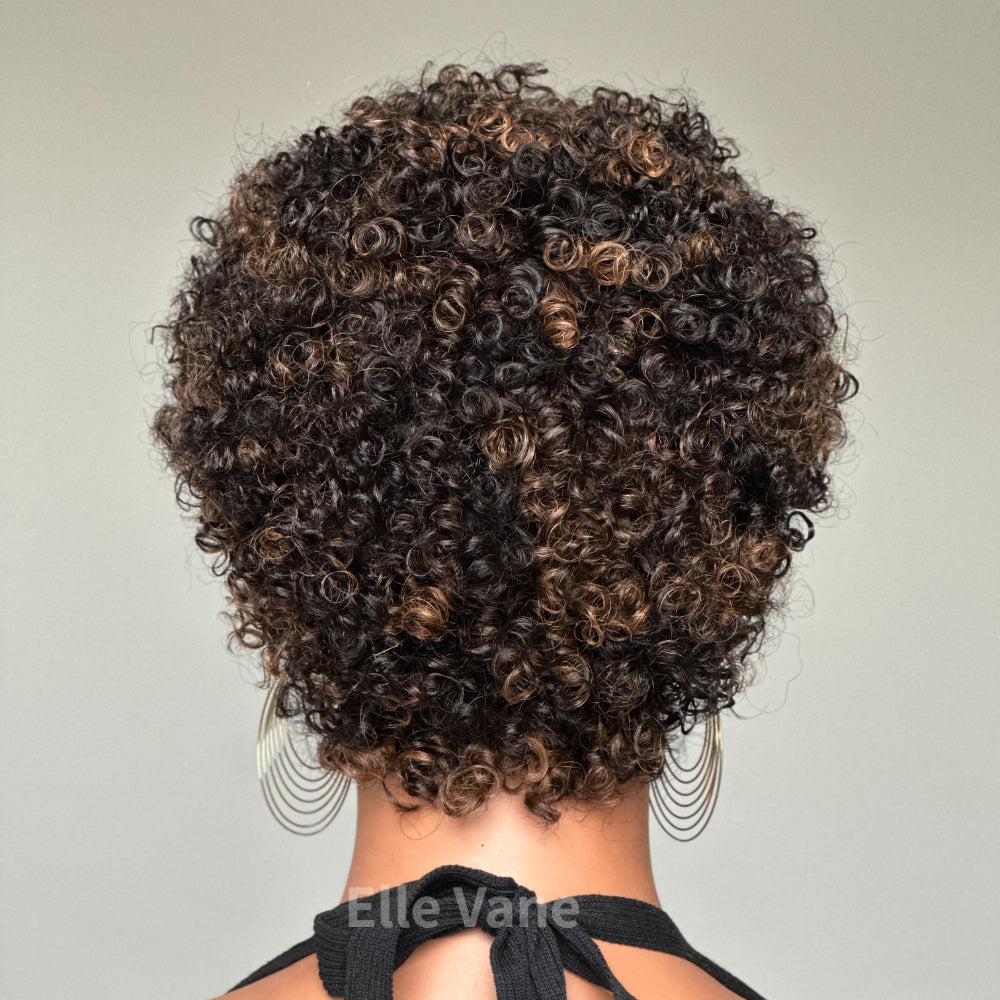Elle Vane Afro Pixie Curly Wig