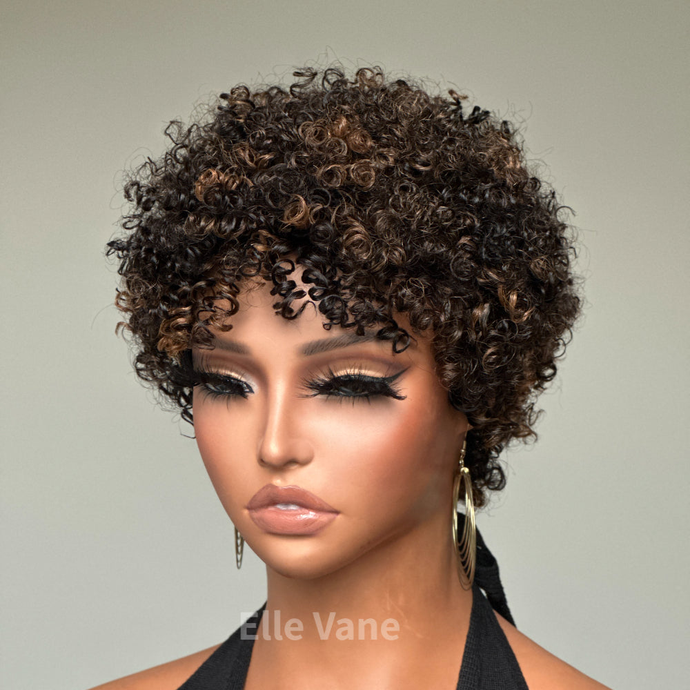 Elle Vane Afro Pixie Curly Wig