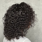 Elle Vane Black Free Side Parting Water Wave Wig