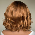 Elle Vane Gradient Blonde Layered Bob 13x4 Lace Front Wig