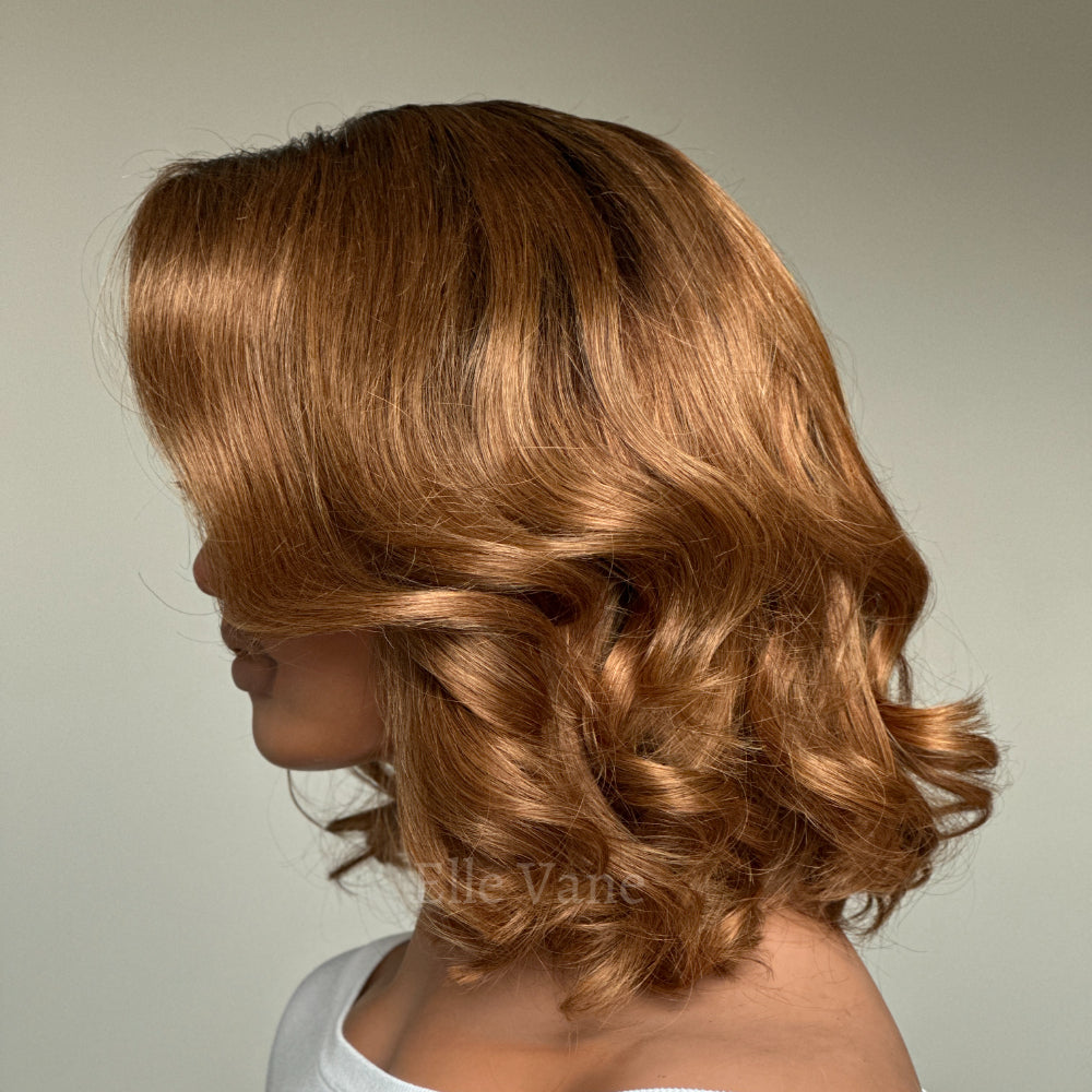 Elle Vane Gradient Blonde Layered Bob 13x4 Lace Front Wig