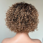 Put on & Go Gradient Curly Bob Wig