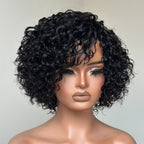 Elle Vane Put On & Go Short Pixie Cut Curly Bob Wig