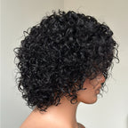 Elle Vane Put On & Go Short Pixie Cut Curly Bob Wig