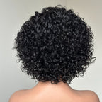 Elle Vane Put On & Go Short Pixie Cut Curly Bob Wig
