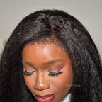 Elle Vane Kinky Edges 13x4 HD Lace Front Kinky Straight Wig