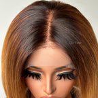 Elle Vane Gradient Honey Blonde 5x5 Lace Bob Wig